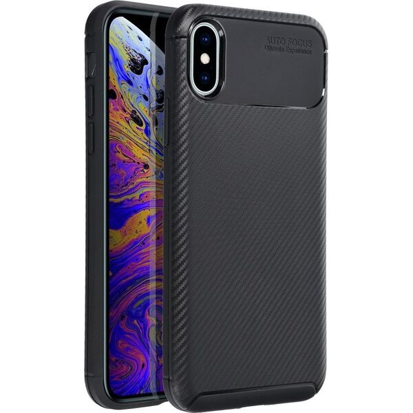 OEM Futerał CARBON PREMIUM do IPHONE X / XS czarny 14064911 5903396177804