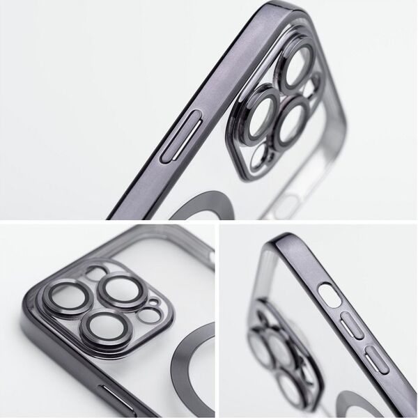 OEM Futerał ELECTRO MAG COVER kompatybilny z MagSafe do IPHONE 13 Pro czarny 14065026 5903396208959