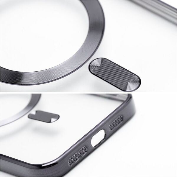 OEM Futerał ELECTRO MAG COVER kompatybilny z MagSafe do IPHONE 13 Pro czarny 14065026 5903396208959