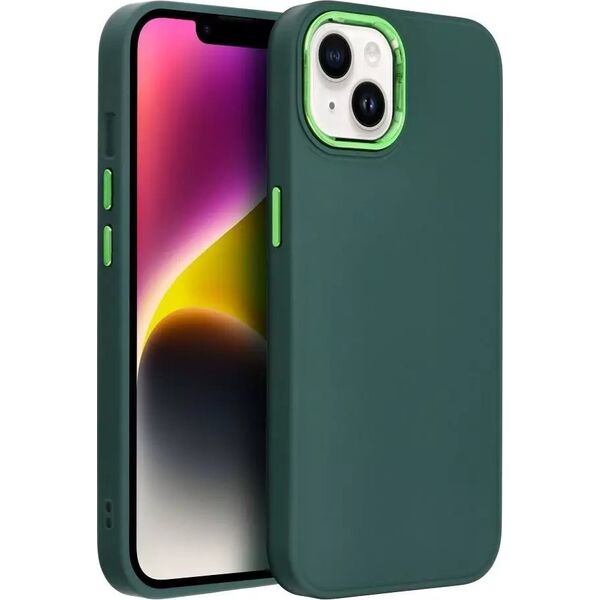 OEM Futerał FRAME do IPHONE 15 Pro zielony 14065046 5903396214639