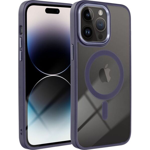 OEM Futerał COLOR EDGE MAG COVER kompatybilny z MagSafe do IPHONE 15 Pro Max fioletowy 14065072 5903396221484