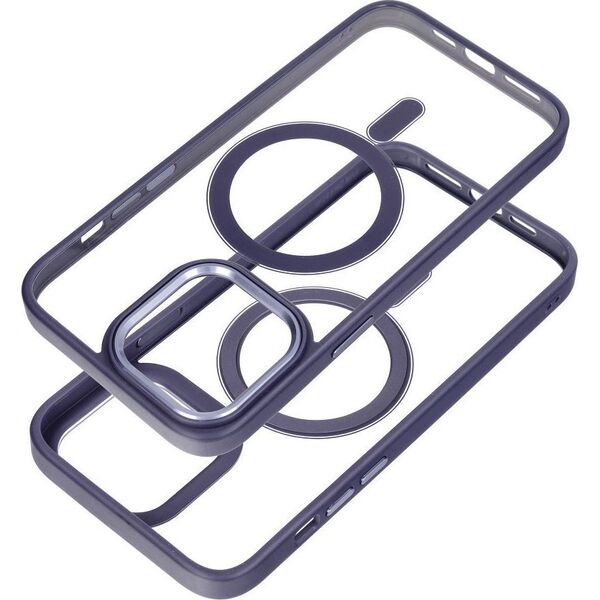 OEM Futerał COLOR EDGE MAG COVER kompatybilny z MagSafe do IPHONE 15 Pro Max fioletowy 14065072 5903396221484