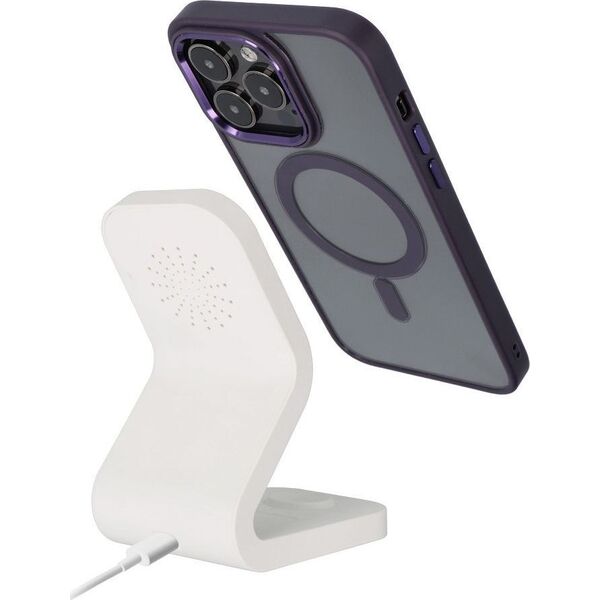 OEM Futerał COLOR EDGE MAG COVER kompatybilny z MagSafe do IPHONE 15 Pro Max fioletowy 14065072 5903396221484