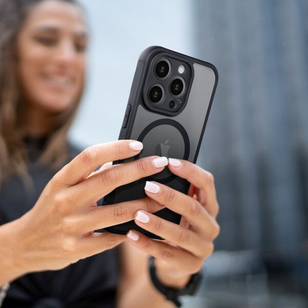 OEM Futerał FULL MATTE MAG COVER kompatybilny z MagSafe do IPHONE 14 Pro Max czarny 14065111 5903396218538
