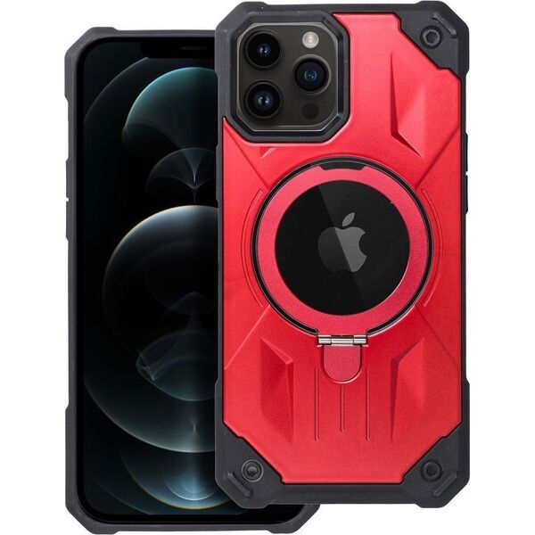 OEM Futerał ARMOR MAG COVER kompatybilny z MagSafe do IPHONE 12 Pro Max czerwony 14065114 5903396219276