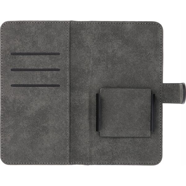 OEM Kabura uniwersalna COMMON Book rozmiar L do IPHONE 6 PLUS / 7 PLUS / 8 PLUS / XS MAX / 11 PRO MAX / SAMSUNG S20 FE / S21 FE / S10 PLUS / A10 / A32 / A54 / XIAOMI 12 LITE / HUAWEI P30 PRO czarna 14065179 5903396209772