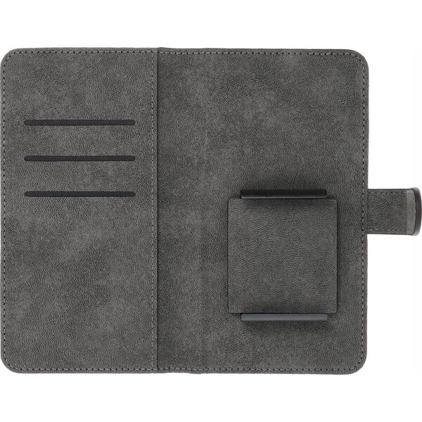 OEM Kabura uniwersalna COMMON Book rozmiar L do IPHONE 6 PLUS / 7 PLUS / 8 PLUS / XS MAX / 11 PRO MAX / SAMSUNG S20 FE / S21 FE / S10 PLUS / A10 / A32 / A54 / XIAOMI 12 LITE / HUAWEI P30 PRO czarna 14065179 5903396209772