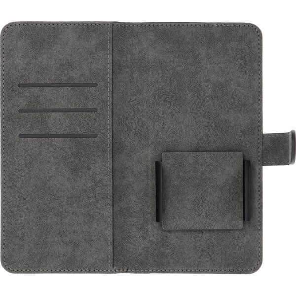 OEM Kabura uniwersalna COMMON Book rozmiar XL do SAMSUNG A12 /  A13 4G / A34 5G / A02s / XIAOMI Redmi 12 4G / 12C / NOTE 12 4G / 12 PRO 5G OPPO A53s / A72 / A92 czarna 14065260 5903396224188