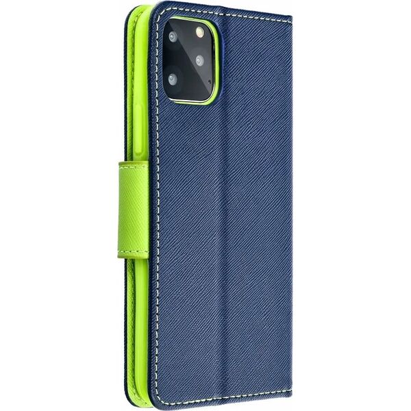 OEM Kabura FANCY Book do XIAOMI Redmi 13c / POCO C65 granatowo limonkowy 14065494 5903396257445