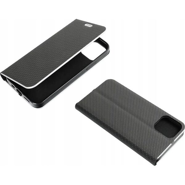 OEM Kabura LUNA Book Carbon do SAMSUNG A15 4G / A15 5G czarny 14065588 5903396239793