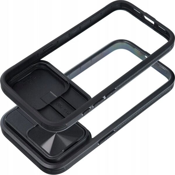 OEM Futerał SLIDER do IPHONE 15 Plus czarny 14065802 5903396235245