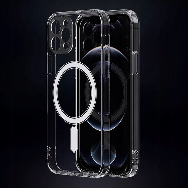 OEM Futerał CLEAR MAG COVER (MID) kompatybilny z MagSafe do IPHONE 15 Pro transparentny 14065844 5903396275548