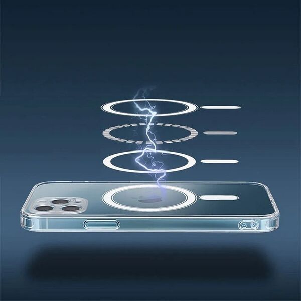 OEM Futerał CLEAR MAG COVER (MID) kompatybilny z MagSafe do IPHONE 11 Pro transparentny 14065849 5903396275418