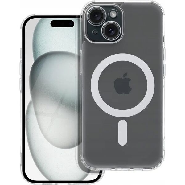 OEM Futerał FROST MAG COVER z ochroną aparatu kompatybilny z MagSafe do IPHONE 12 Pro transparentny 14066041 5903396276675