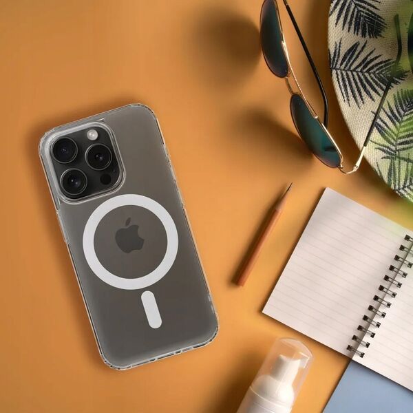 OEM Futerał FROST MAG COVER kompatybilny z MagSafe do IPHONE 14 Plus transparentny 14066059 5903396231759