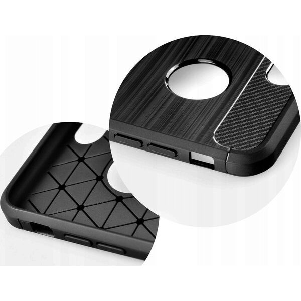 OEM Futerał CARBON do IPHONE 16 Plus czarny 14066419 5903396304323