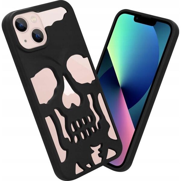 OEM ETUI SKULL IPHONE 12 PRO MAX, MATT BLACK / CZARNY 14066532 5901313079484