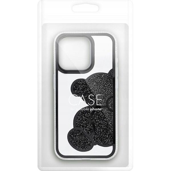 OEM Futerał TEDDY BEAR do IPHONE 12 / 12 PRO czarny 14066555 5903396295461