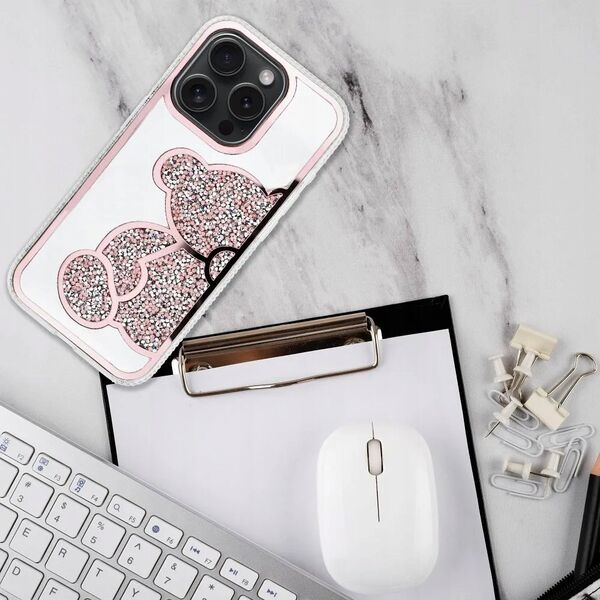 OEM Futerał TEDDY BEAR do IPHONE 14 różowy 14066565 5903396295706