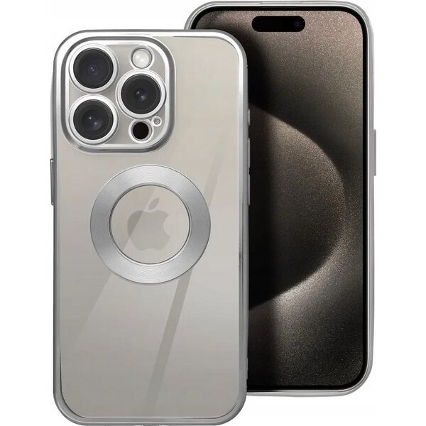 OEM Futerał GLAM do IPHONE 16 Pro Max srebrny 14066710 5903396323737