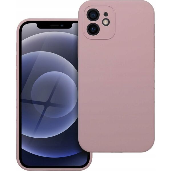 OEM Futerał SILICONE 2mm do IPHONE 12 pudrowy róż 14066728 5903396291937