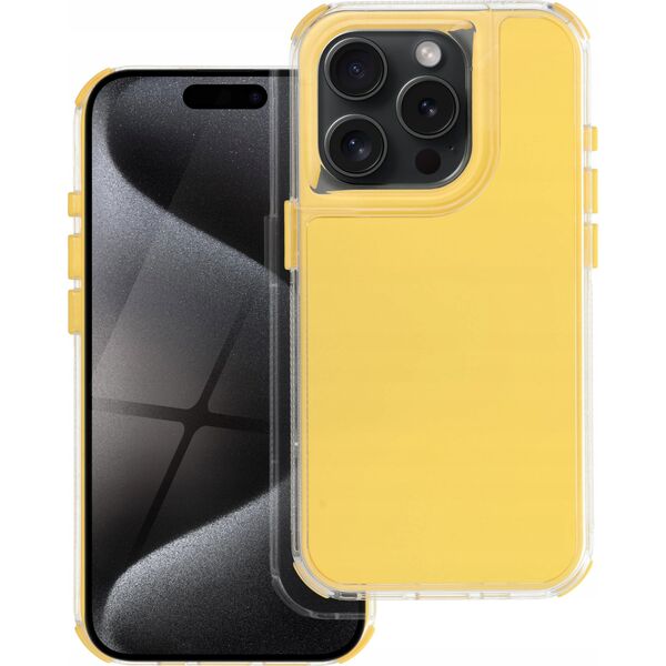 OEM Futerał MATRIX do IPHONE 15 Pro żółty 14067028 5903396290176