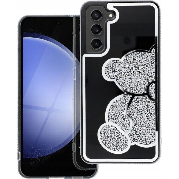 OEM Futerał TEDDY BEAR do IPHONE 15 srebrny 14067037 5903396295737