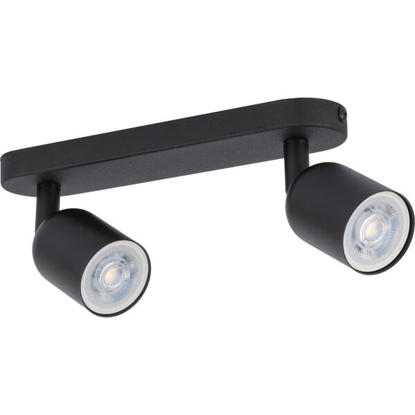 Lampa sufitowa TKKRYWULT Tk Lighting Top 4780 plafon lampa sufitowa 2x10W GU10 czarny 14067963 5901780547806