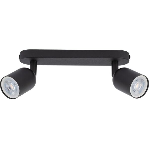 Lampa sufitowa TKKRYWULT Tk Lighting Top 4780 plafon lampa sufitowa 2x10W GU10 czarny 14067963 5901780547806
