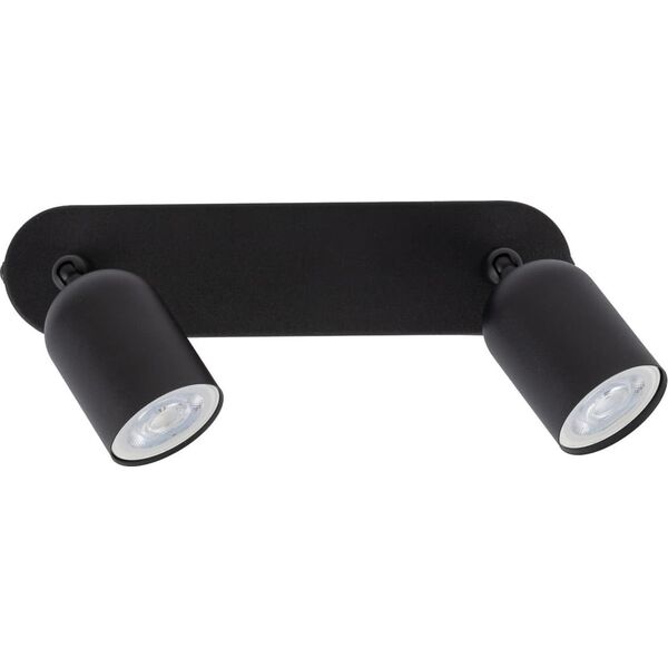 Lampa sufitowa TKKRYWULT Tk Lighting Top 4780 plafon lampa sufitowa 2x10W GU10 czarny 14067963 5901780547806