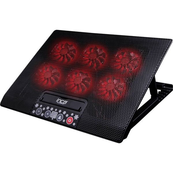 Podstawka chłodząca Inca INCA Notebook Kühler INC-601GMS  Bedienfeld, 7-17", 6 Lüfter retail 14071813 8697980468757