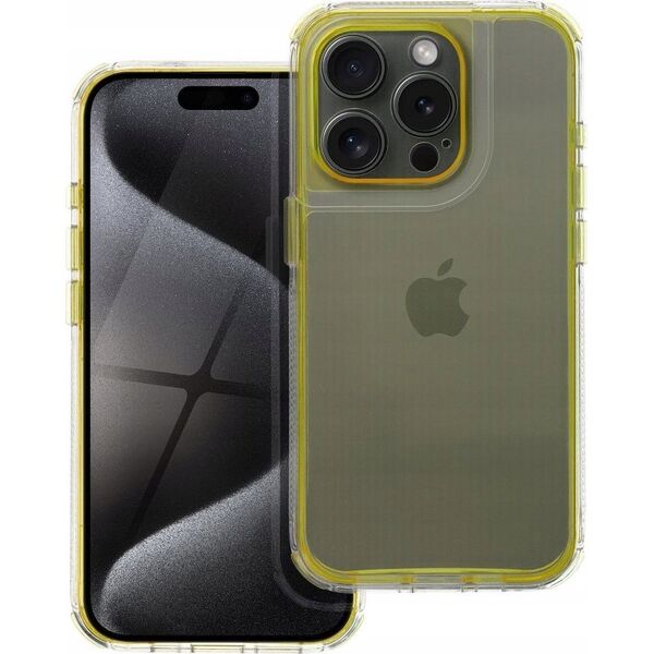 OEM Futerał MATRIX CLEAR do IPHONE 7 / 8 / SE 2020 / SE 2022 żółty 14073707 5903396324192