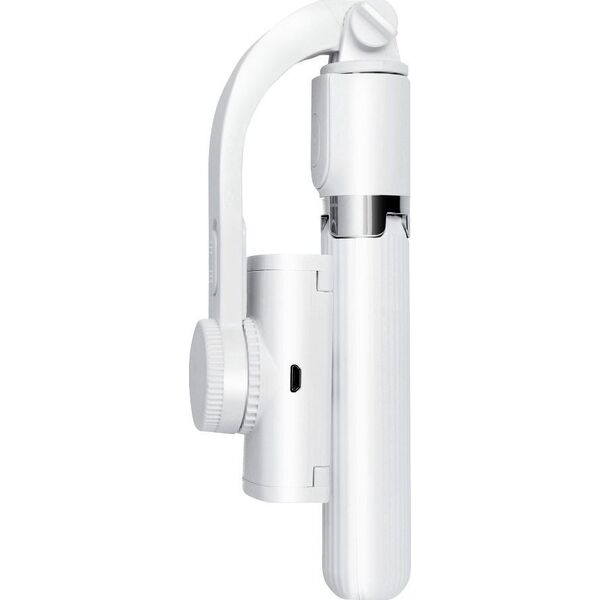 Selfie stick OEM Zestaw / uchwyt selfie z pilotem na bluetooth tripod GIMBAL stabilizator biały SSTR-L08 14074341 5903396117688