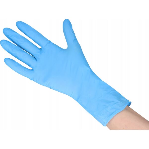 Rękawice nitrylowe, EASYCARE, 100 szt., rozmiar XL, niebieskie 14077114 5907996823031