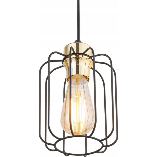 Lampa wisząca TKKRYWULT Tk Lighting Galaxy 4714 lampa wisząca zwis 1x15W E27 czarna/złota 14077293 5901780547141