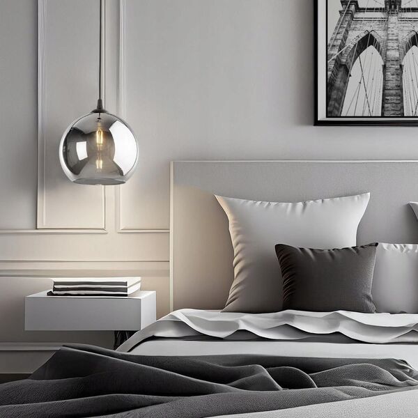 Lampa wisząca TKKRYWULT TK Lighting Venezia 5765 lampa wisząca zwis 1x15W E27 czarna/grafitowa 14078219 5901780557652