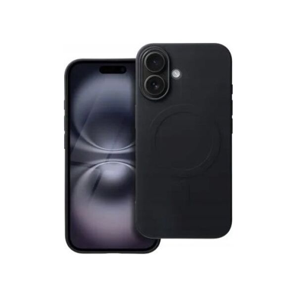OEM Futerał SILICONE MAG COVER (big hole) kompatybilny z MagSafe do IPHONE 16 czarny 14078977 5903396303852