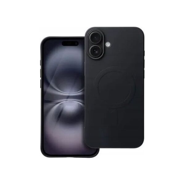 OEM Futerał SILICONE MAG COVER (big hole) kompatybilny z MagSafe do IPHONE 16 Plus czarny 14078983 5903396303869