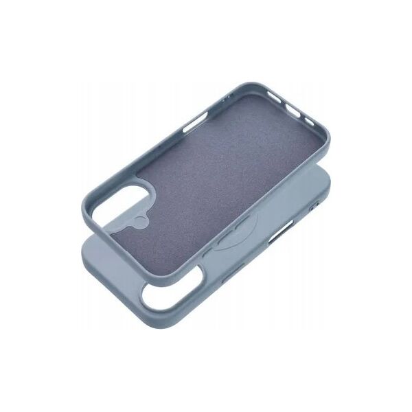 OEM Futerał SILICONE MAG COVER (big hole) kompatybilny z MagSafe do IPHONE 16 jasny niebieski 14078986 5903396303999
