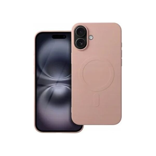 OEM Futerał SILICONE MAG COVER (big hole) kompatybilny z MagSafe do IPHONE 16 Plus różowy 14078995 5903396304026