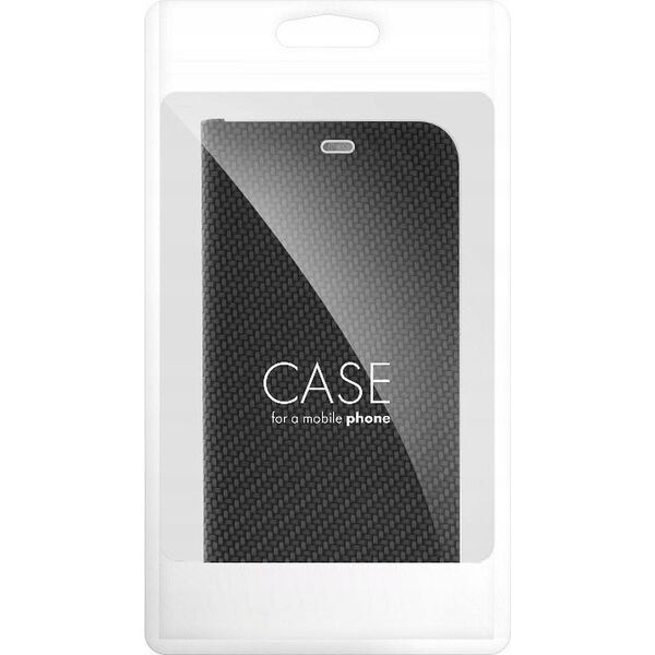 OEM Kabura LUNA Book Carbon do IPHONE 16 Pro Max czarny 14079010 5903396308390