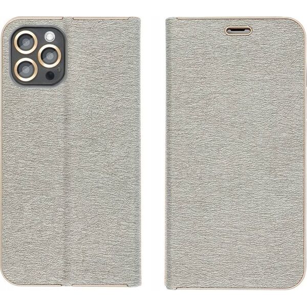 OEM Kabura LUNA Book Gold do IPHONE 16 Pro srebrny 14079012 5903396308475