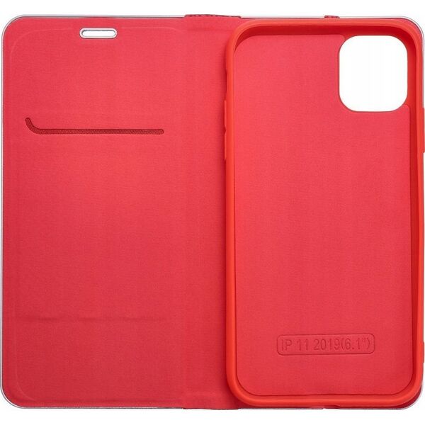 OEM Kabura LUNA Book Carbon do IPHONE 16 Pro czerwony 14079025 5903396308581