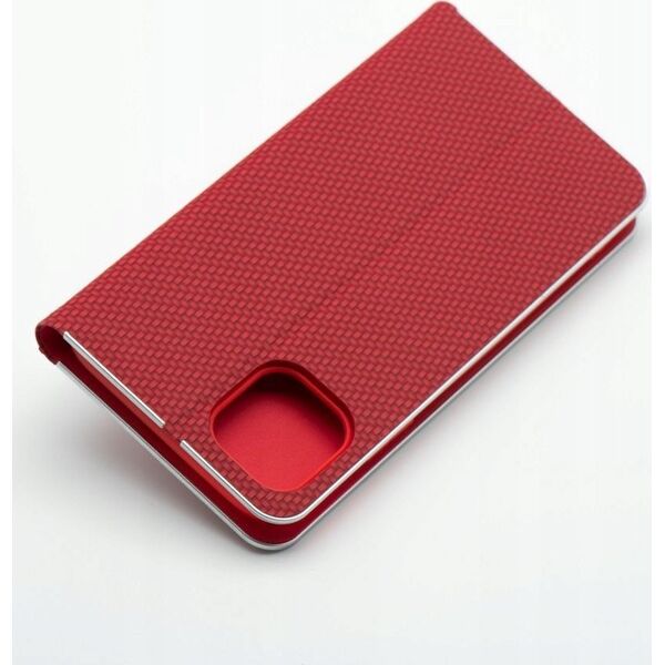 OEM Kabura LUNA Book Carbon do IPHONE 16 Pro czerwony 14079025 5903396308581