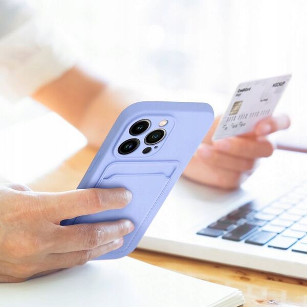 OEM Futerał CARD CASE do IPHONE 16 Pro fioletowy 14079031 5903396304187