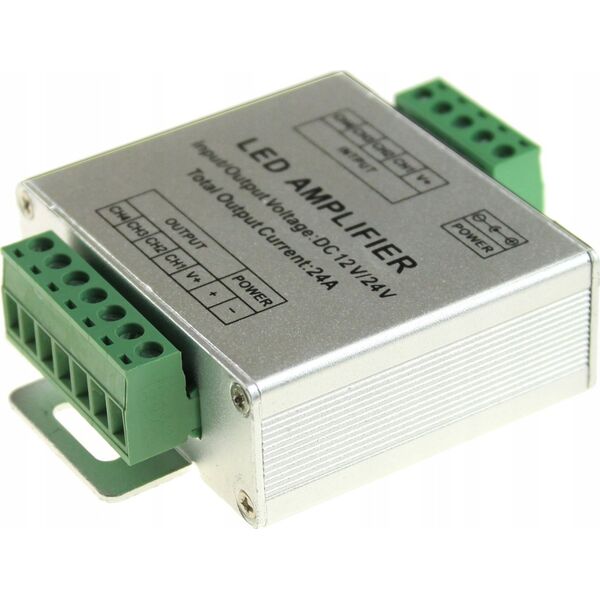 Prescot Prescot wzmacniacz rgbw led pr 12-24v 4x6a pr-wz-rgbw-24a 14082119 5901885263786