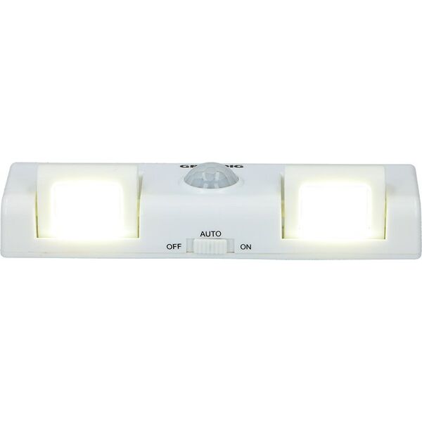 Lampka wtykowa do gniazdka Grundig Grundig - Podwójna lampka z czujnikiem ruchu, do kuchni, szafy, itp. 14082149 8711252147246