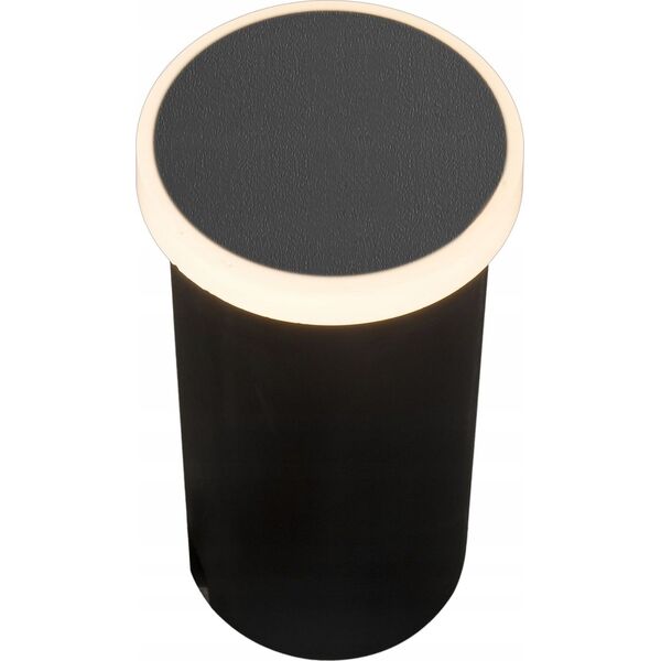 Kinkiet Azzardo Azzardo Alf Round AZ4463 kinkiet lampa ścienna 1x3W LED 3000K czarny/biały 14082500 5901238444633