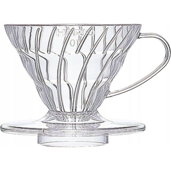 Hario Hario plastikowy Drip  V60-01 clear 14082862 4977642143319