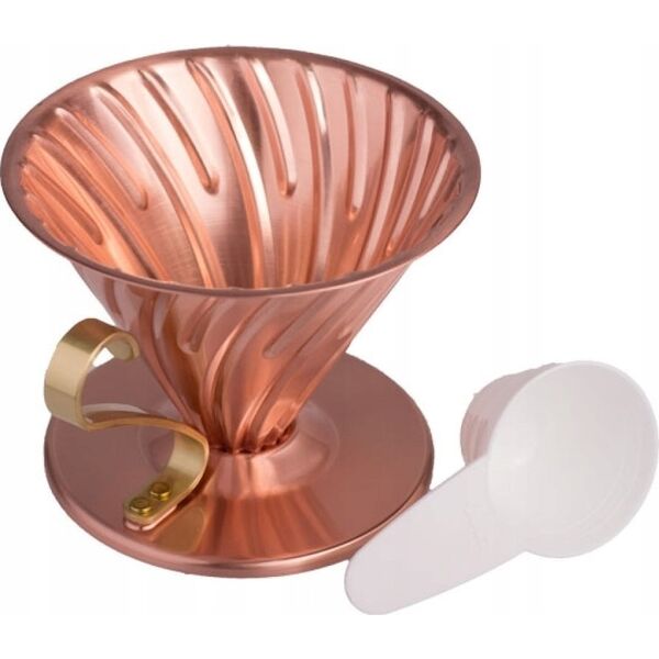 Hario Hario metalowy Drip V60-02 miedziany-złoty 14082875 4977642730557